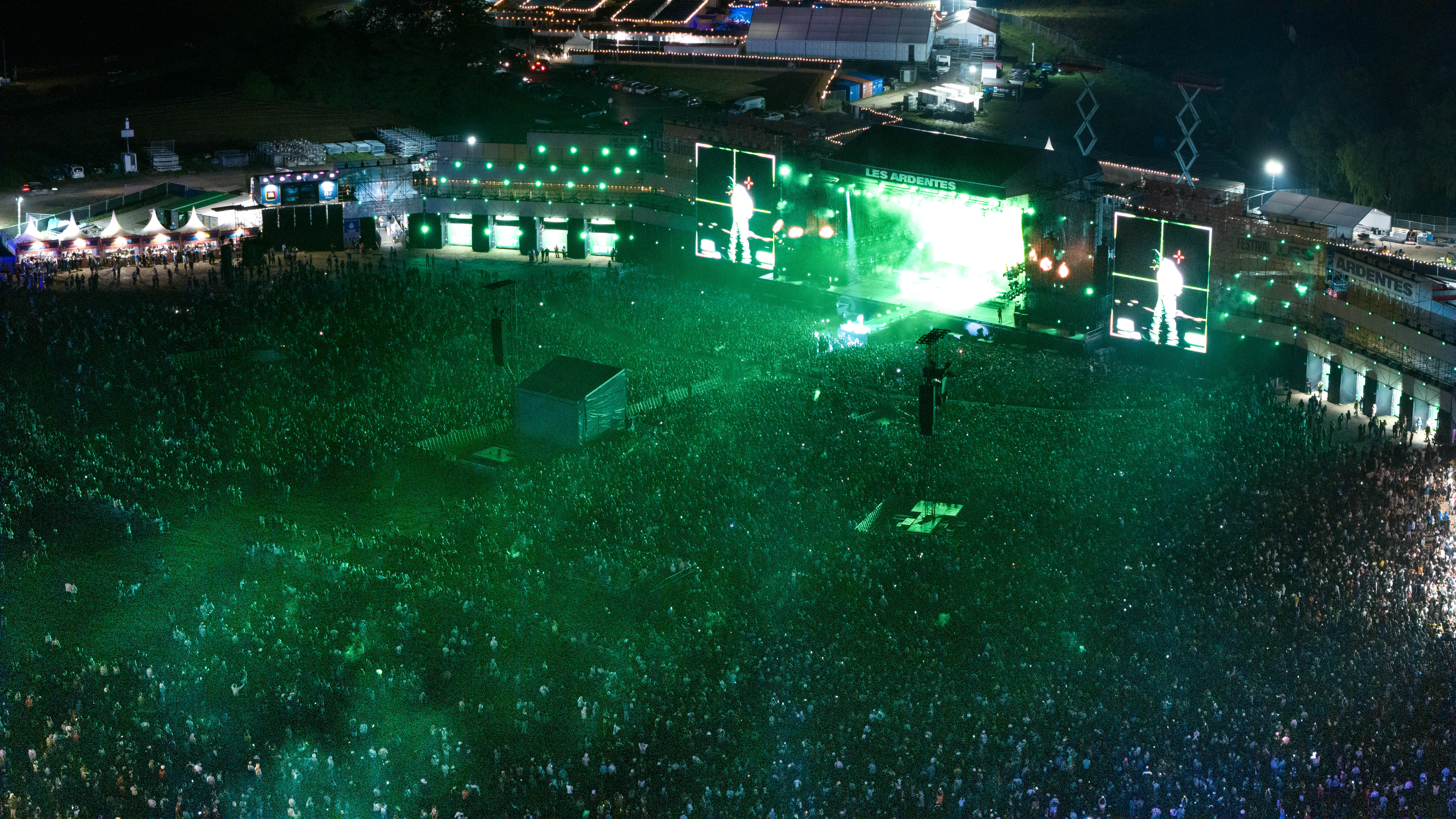 Festival Les Ardentes — captation événementielle au drone
